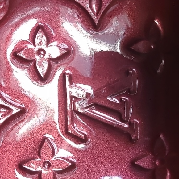 STUNNING louis vuitton Vernis leather plum wine red  zippy 4 card slots - Picture 3 of 16